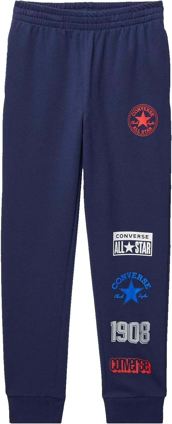 

Брюки Converse All Over Print Capsule Fit Joggers, цвет Midnight Navy