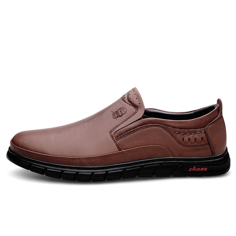 

LAORENTOU Мужские повседневные туфли мужские низкие черно-коричневые коричневые, цвет Brown