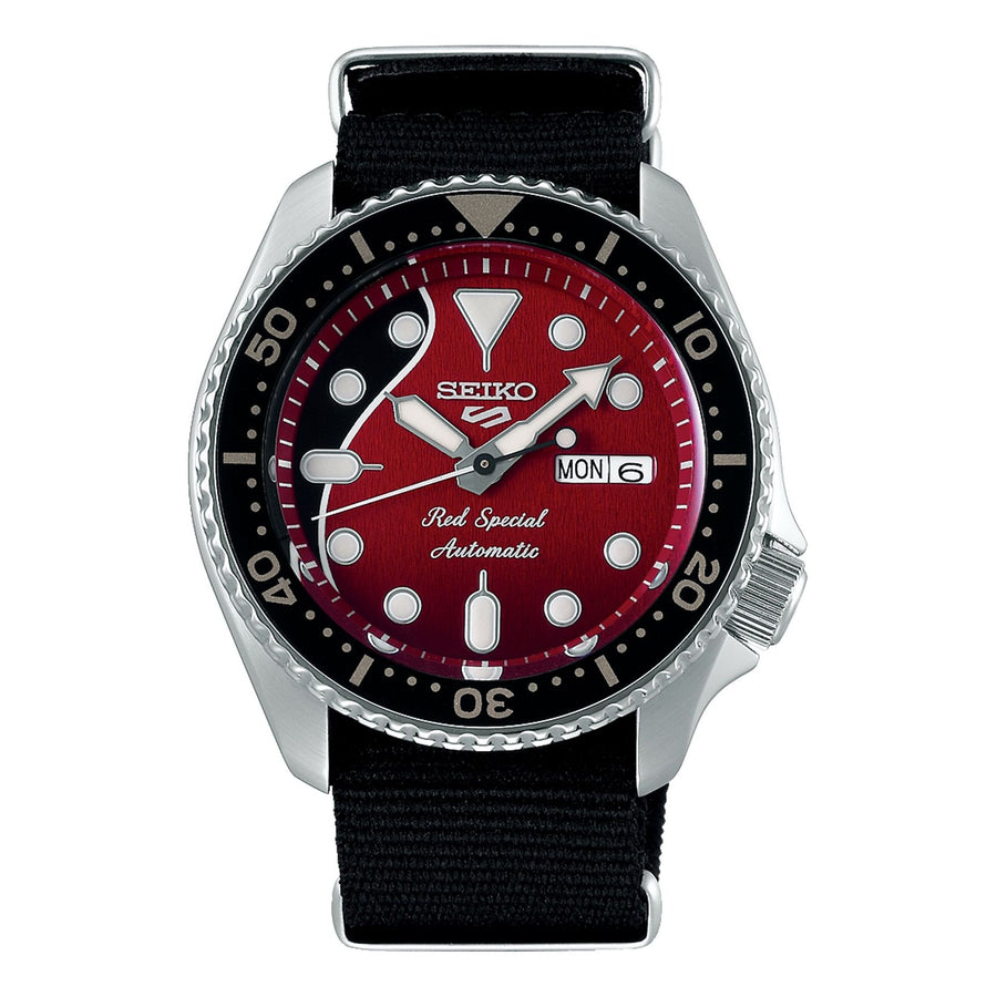 

Часы Men's SEIKO Band Crossover Limited Mechanical, красный