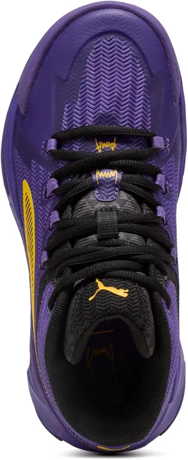 Мужские кроссовки PUMA Dagger 311353 07, спортивная обувь, баскетбольные кроссовки, Puma Black Taem Violet — фото 4