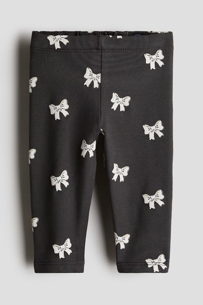 

Хлопковые леггинсы H&M, мультиколор