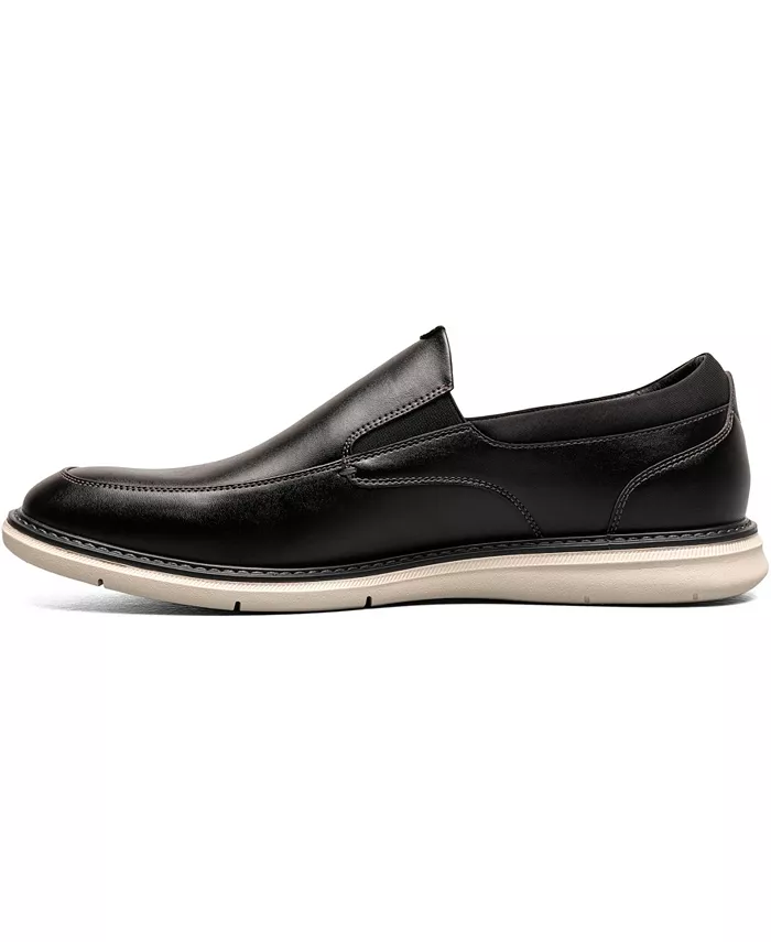 Мужские мокасины Chase Moc Toe Slip On Nunn Bush, черный — фото 4