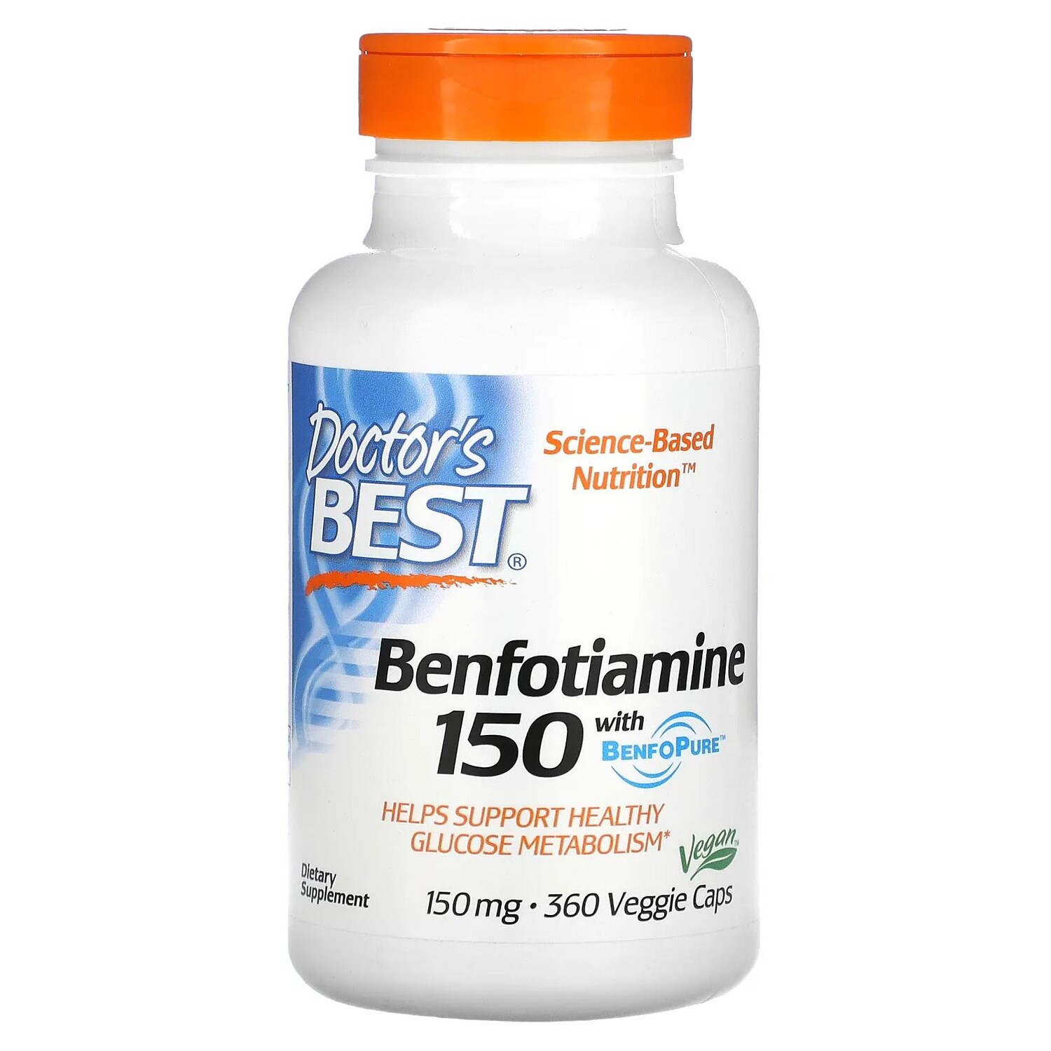 

Doctor's Best Benfotiamine 150 mg 360 Veggie Caps