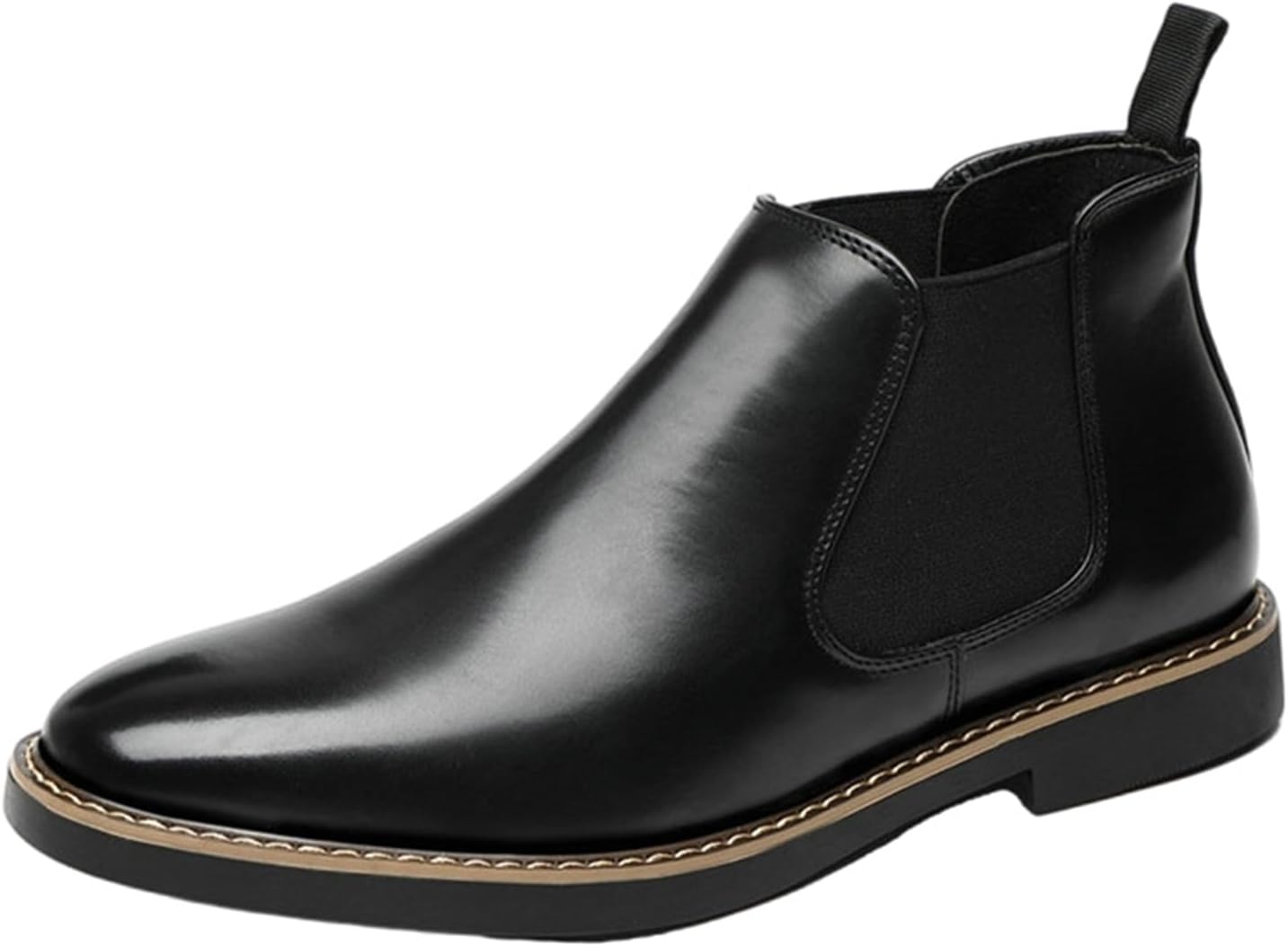 

Зимние и осенние мужские ботинки Челси SywzXxfybz, повседневные, на молнии, водонепроницаемые Sywzx&Xfybz, черный