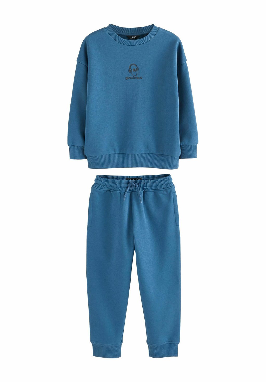 

Костюм GRAPHIC CREW AND JOGGERS SET Next, синий
