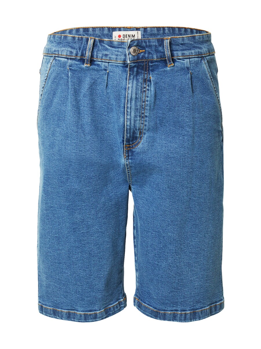 

Джинсы свободного кроя со складками Denim Project, синий деним