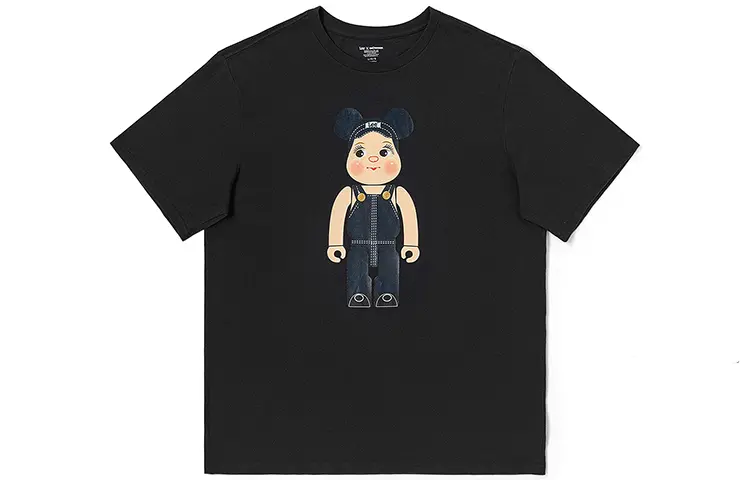 

Lee Футболка Be@rbrick X мужская black, Черный, Lee Футболка Be@rbrick X мужская black