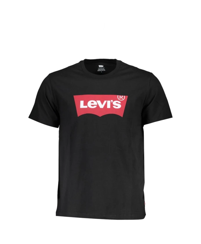 

Хлопковая футболка с круглым вырезом Levi'S, черный