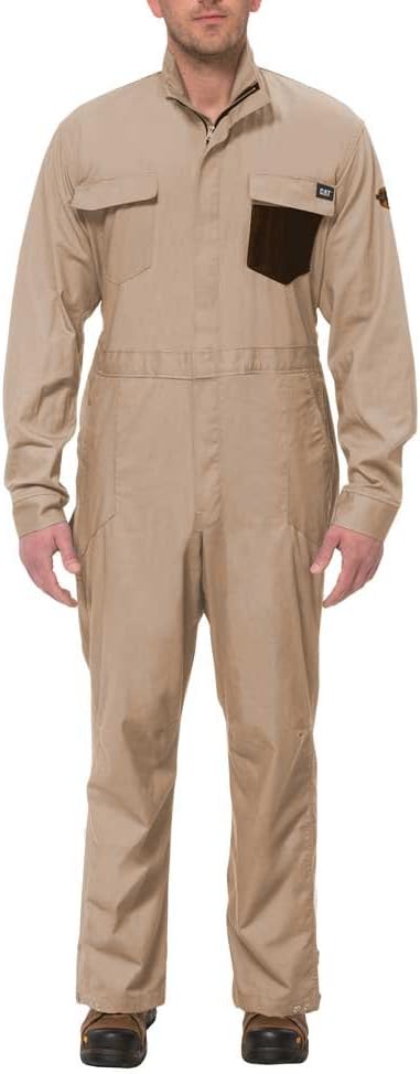 

Caterpillar огнестойкий комбинезон из легкого твила 6,5 унций, Flame Resistant Kelp