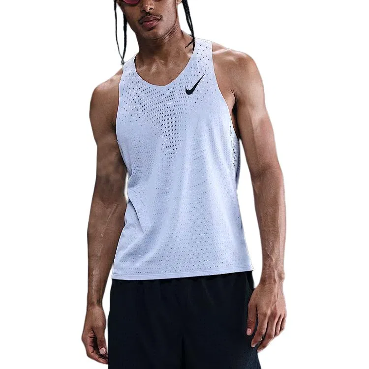 Майка беговая AeroSwift Men's Dri-FIT Adv Nike, Ghost White