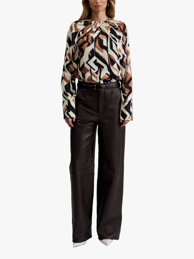 

Кожаные брюки felise Malina, коричневый