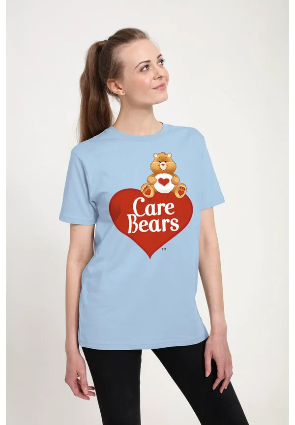 

Футболка с логотипом care bears и изображением медвежонка tenderheart. Henry Tiger, Light Blue, Синий, Футболка с логотипом care bears и изображением медвежонка tenderheart. Henry Tiger, Light Blue