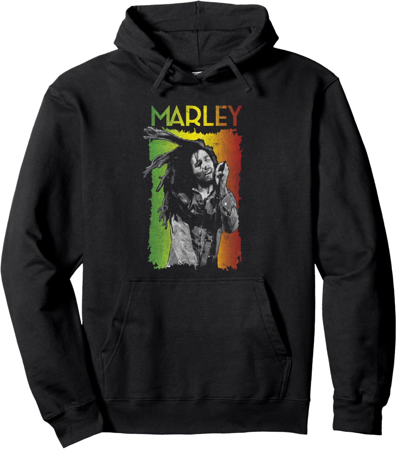 

Официальная толстовка с изображением Боба Марли, поющего песню Bob Marley, черный