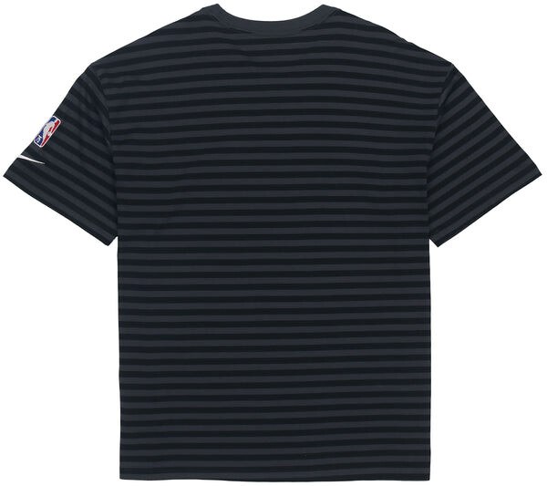 Футболка Men's Nike NBA Brooklyn Nets Casual Sports Loose Alphabet Stripe Short Sleeve Black T-Shirt, мультиколор — фото 2
