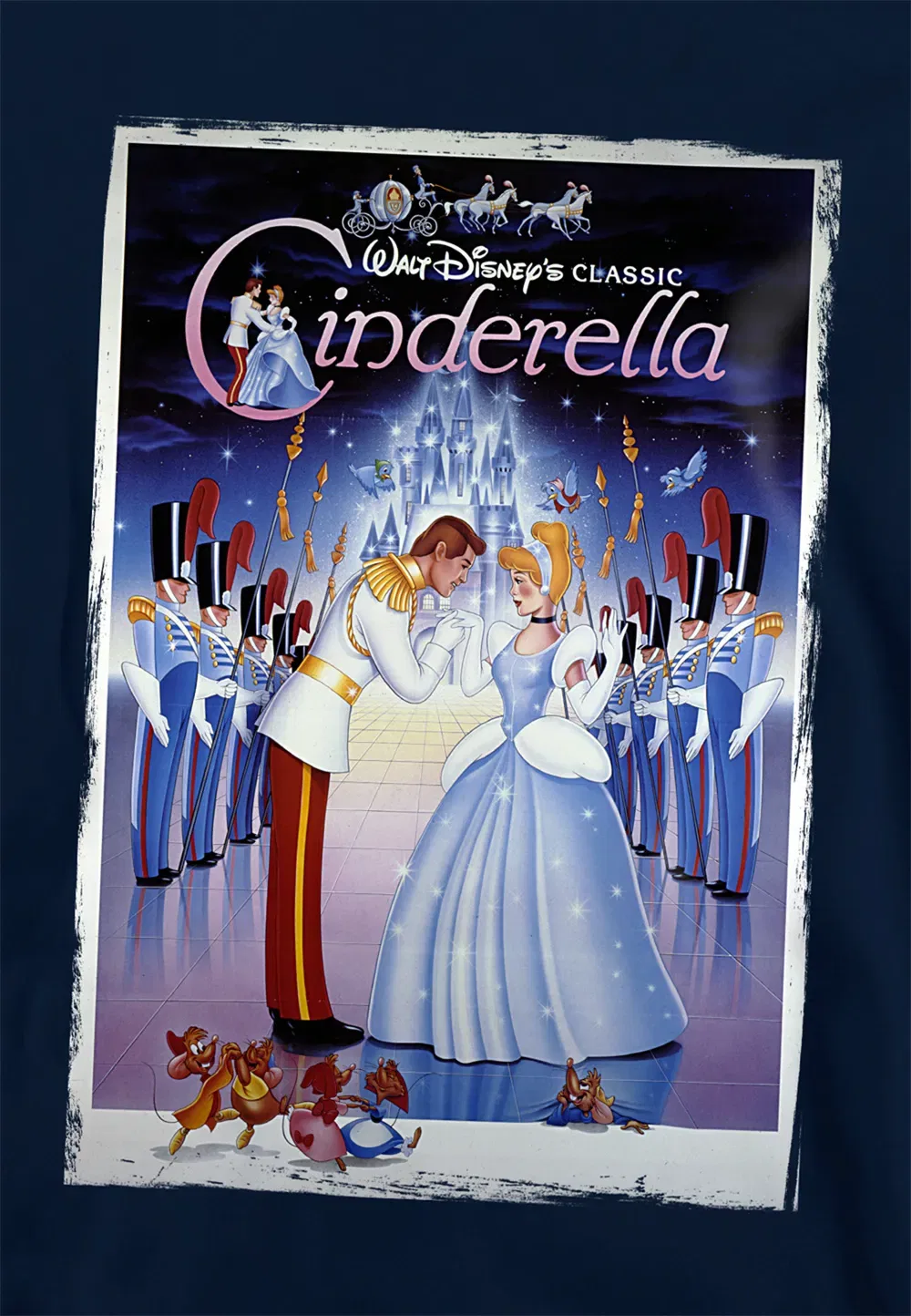 Детская худи Cinderella Poster Disney, темно-синий, темно-синий — фото 2