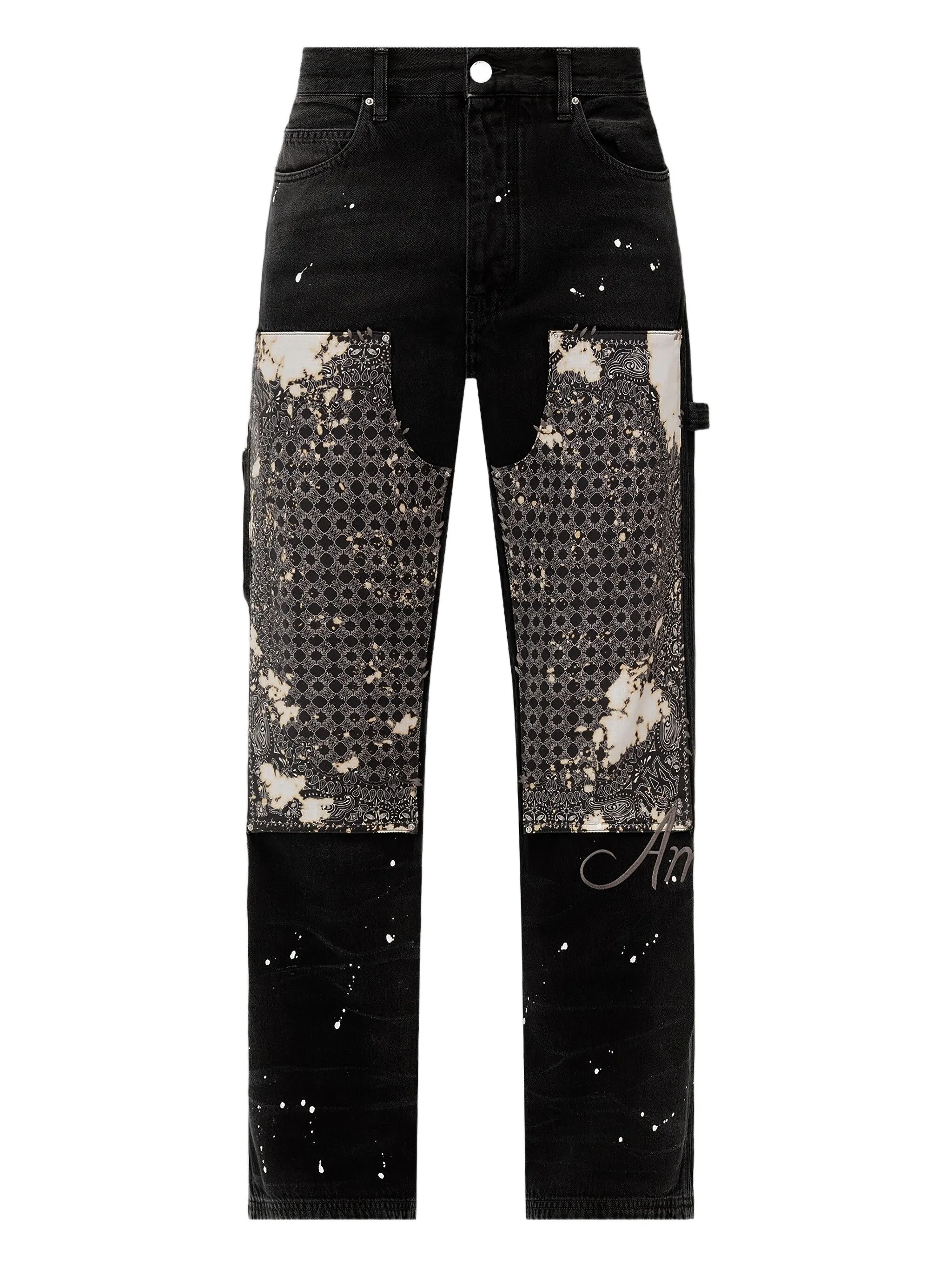 

Джинсы со вставками Amiri, черный