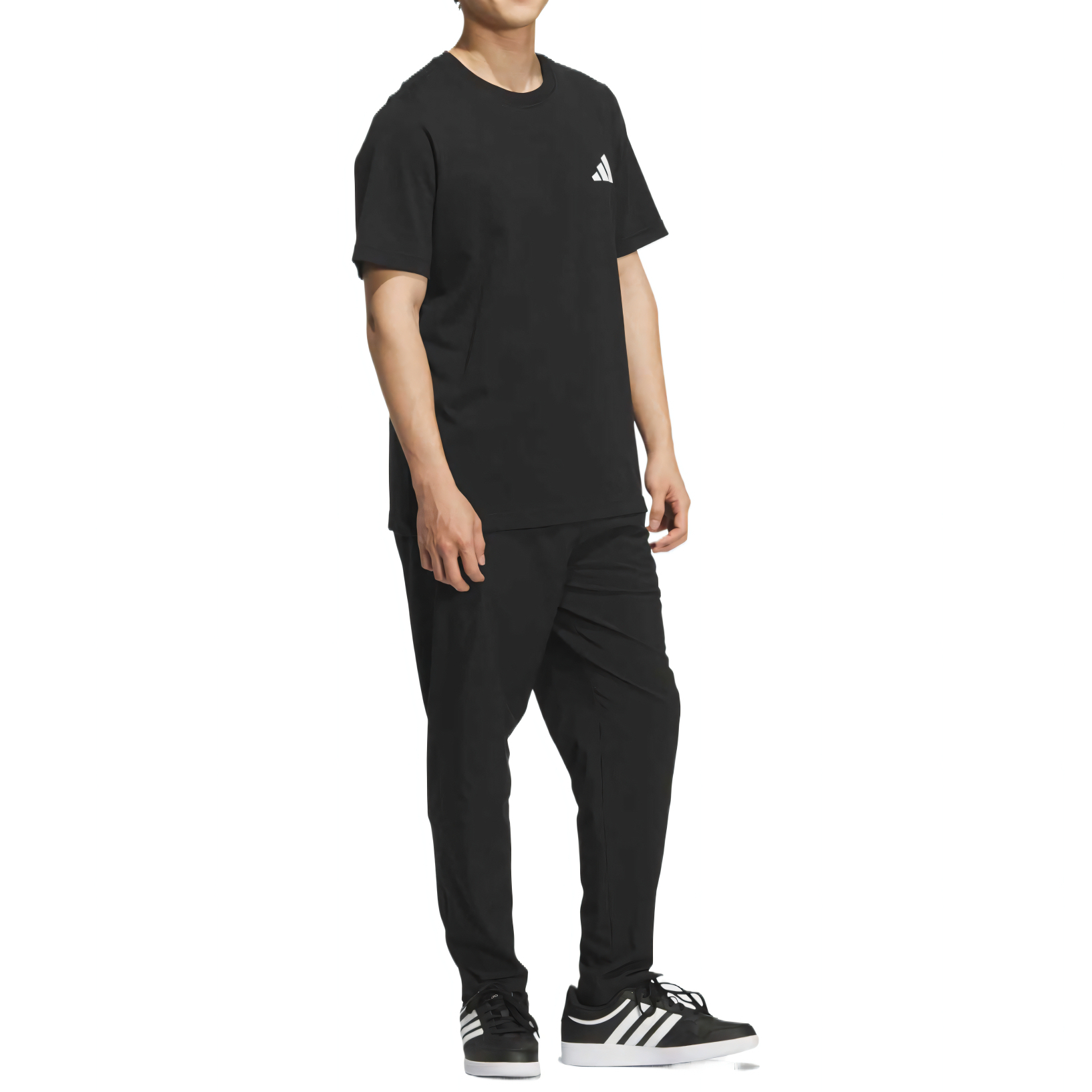 Тканые спортивные брюки Casual Pants Men's Adidas, черный — фото 4