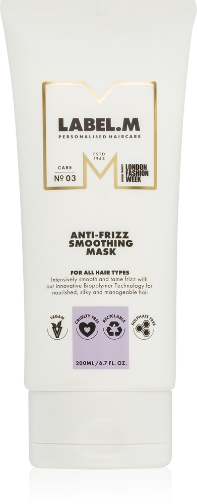 

Маска для разглаживания вьющихся волос Anti-Frizz Label.M, 200 мл
