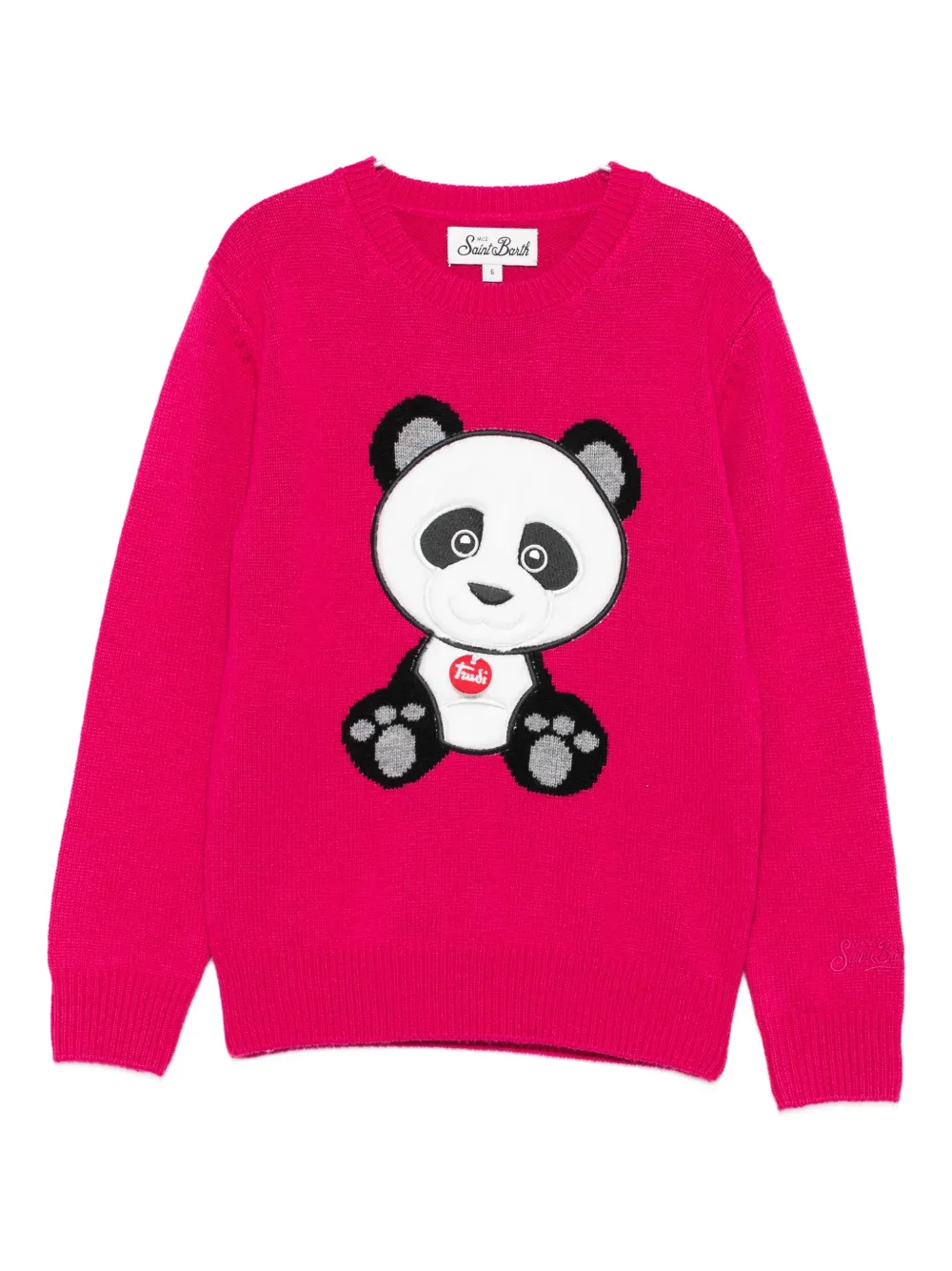 

Свитер с графическим принтом Mc2 Saint Barth Kids, розовый