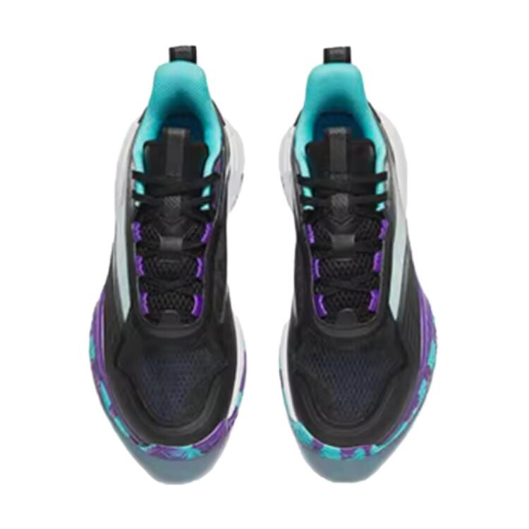 Детские баскетбольные кроссовки GS Low-top Black / Sports Blue Anta Kids, синий — фото 4
