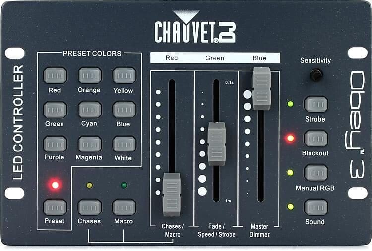 

Контроллер освещения Chauvet Obey 3 DMX Lighting Controller