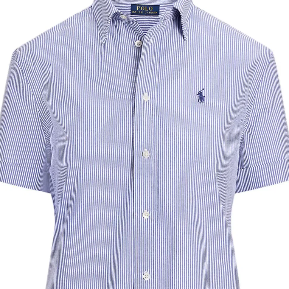 Рубашка классическая женская Polo Ralph Lauren Marine Blue — фото 4