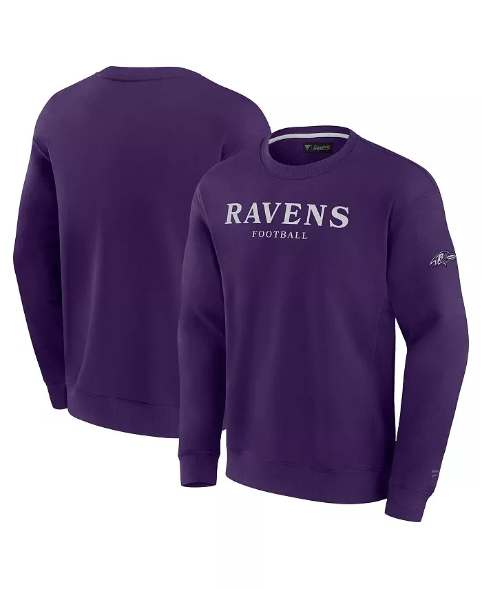 

Мужская и женская фиолетовая толстовка Baltimore Ravens Elements Unlimited с флисовой подкладкой Fanatics