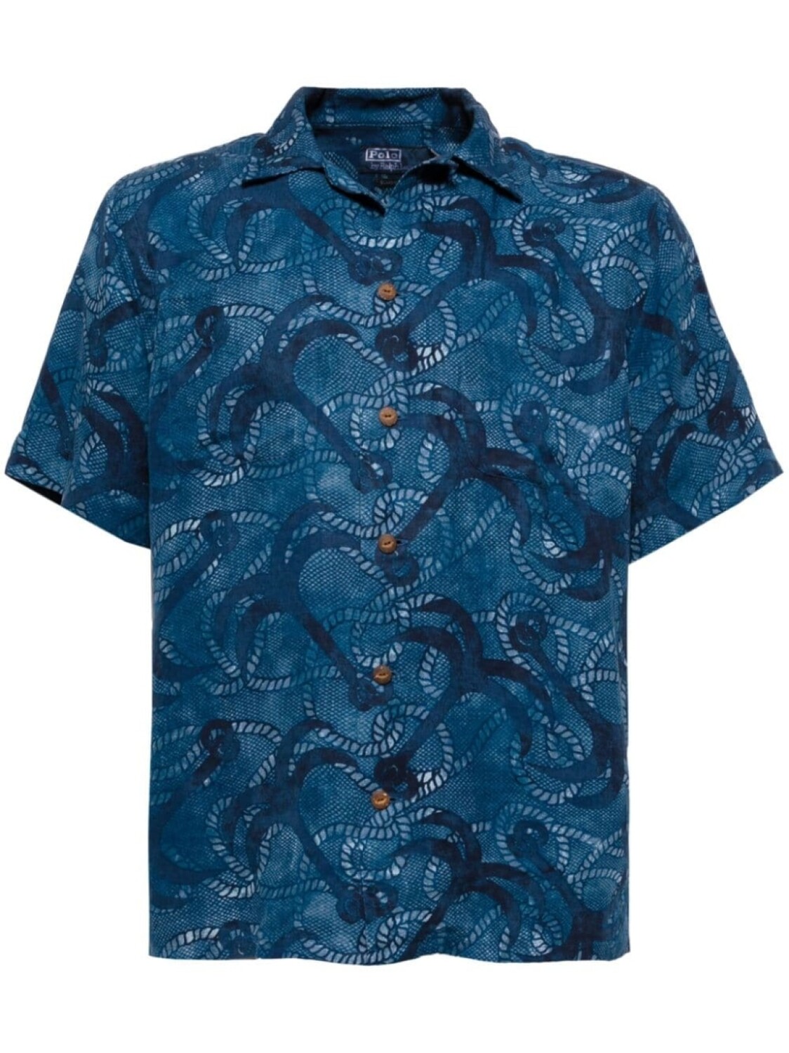 

Polo Ralph Lauren рубашка с графичным принтом, синий