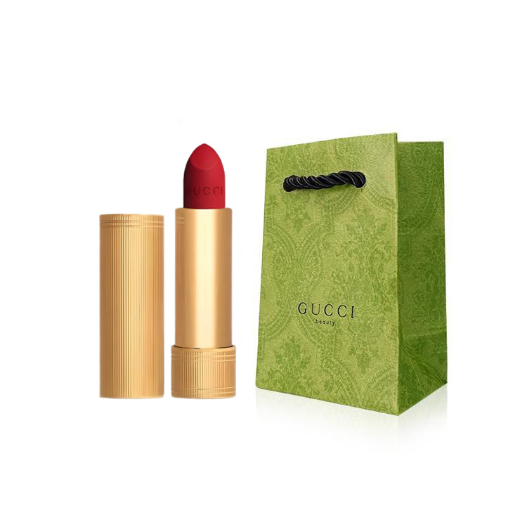 

Limited Edition Lip Glosses Lipstick Shopping Bag Легко растушевывается 1 шт/2 уп GUCCI, shimmering flannel mist 25 3.5g+mini pouch