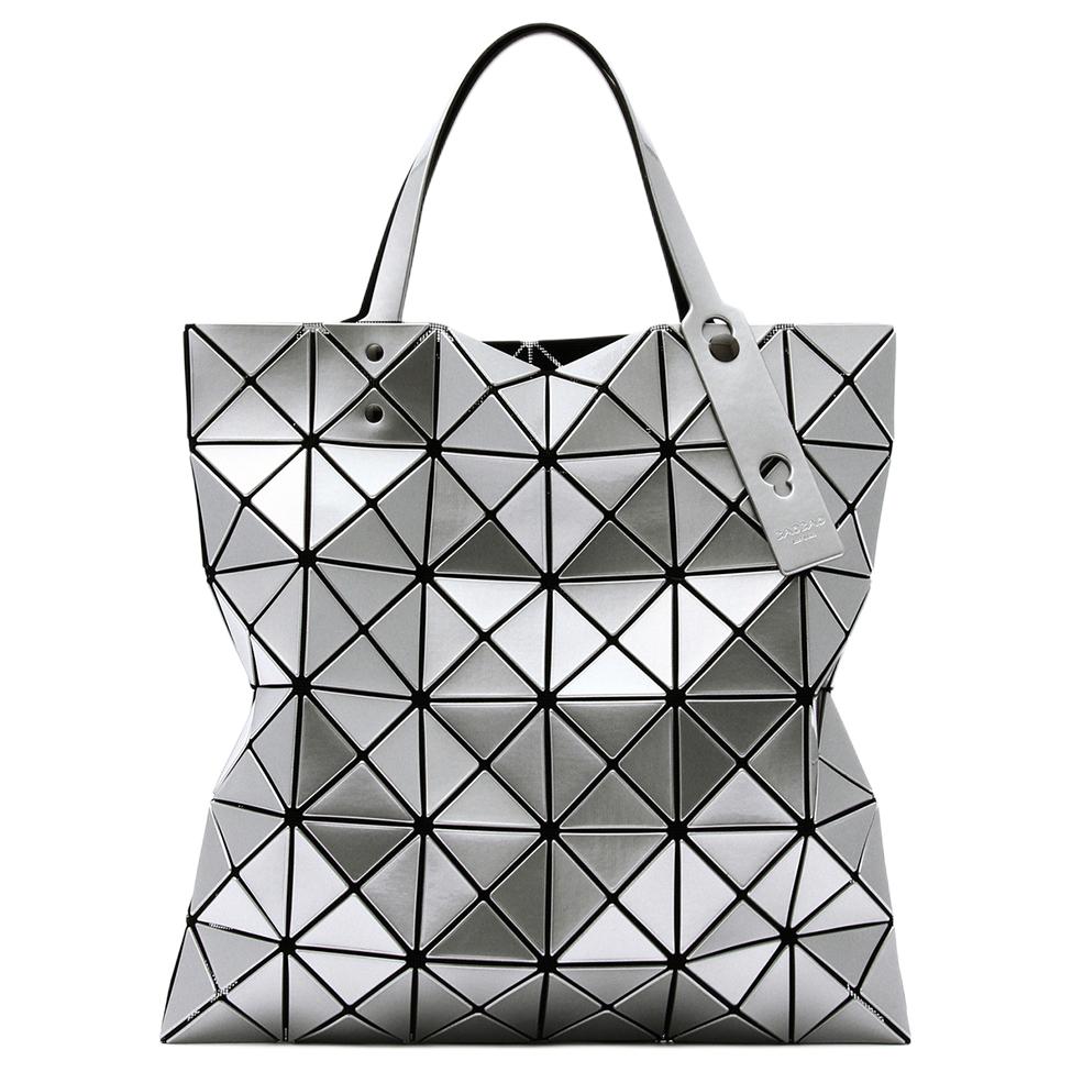 

ISSEY MIYAKE Сумка-шоппер из ПВХ, сумка для покупок, сумка для ноутбука, сумка на одно плечо, унисекс, металлик, серый
