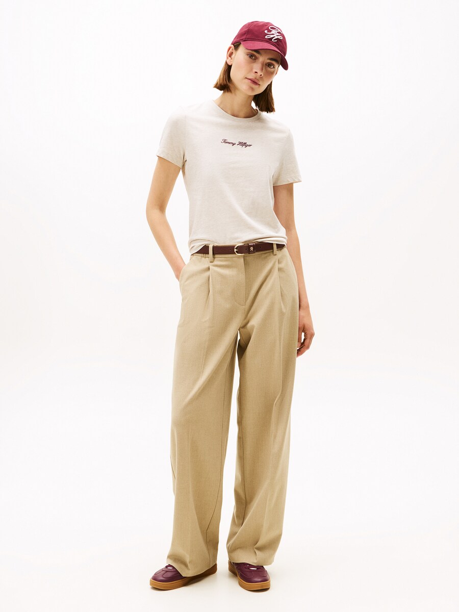 Рубашка TOMMY HILFIGER Classic, экрю — фото 4