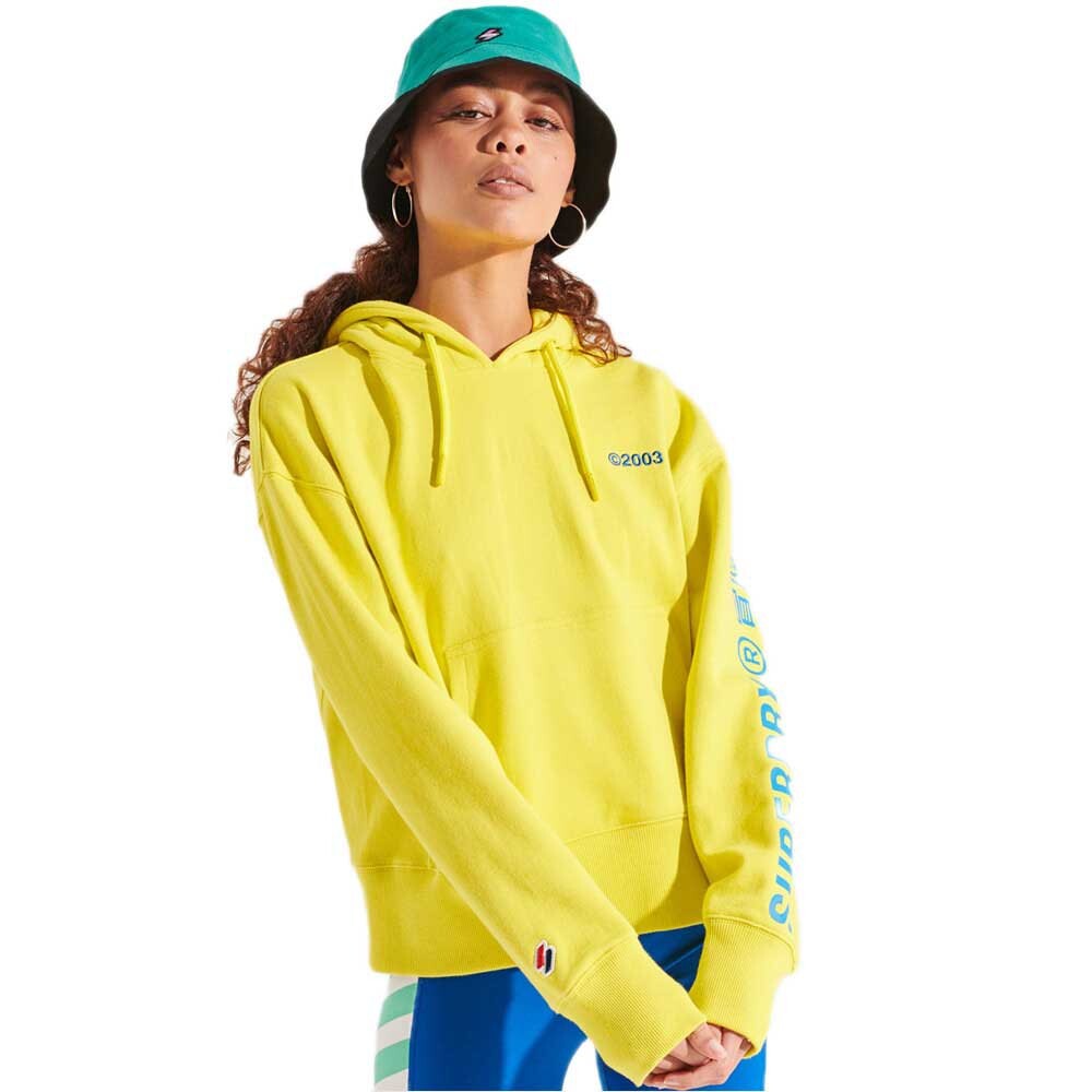 

Худи Superdry Corporate Logo Brights, желтый