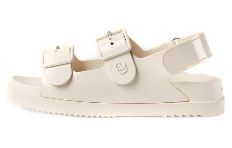 GUCCI Сандалии Mini Double G Off-White Rubber