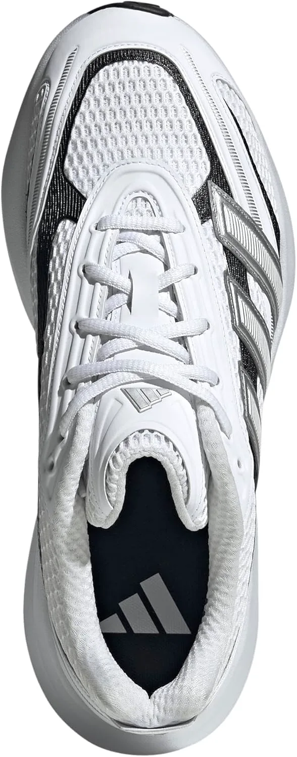 Мужские кроссовки Adidas Lightblaze Glow на шнуровке для повседневной носки - синие, белый/серебристый/черный — фото 2
