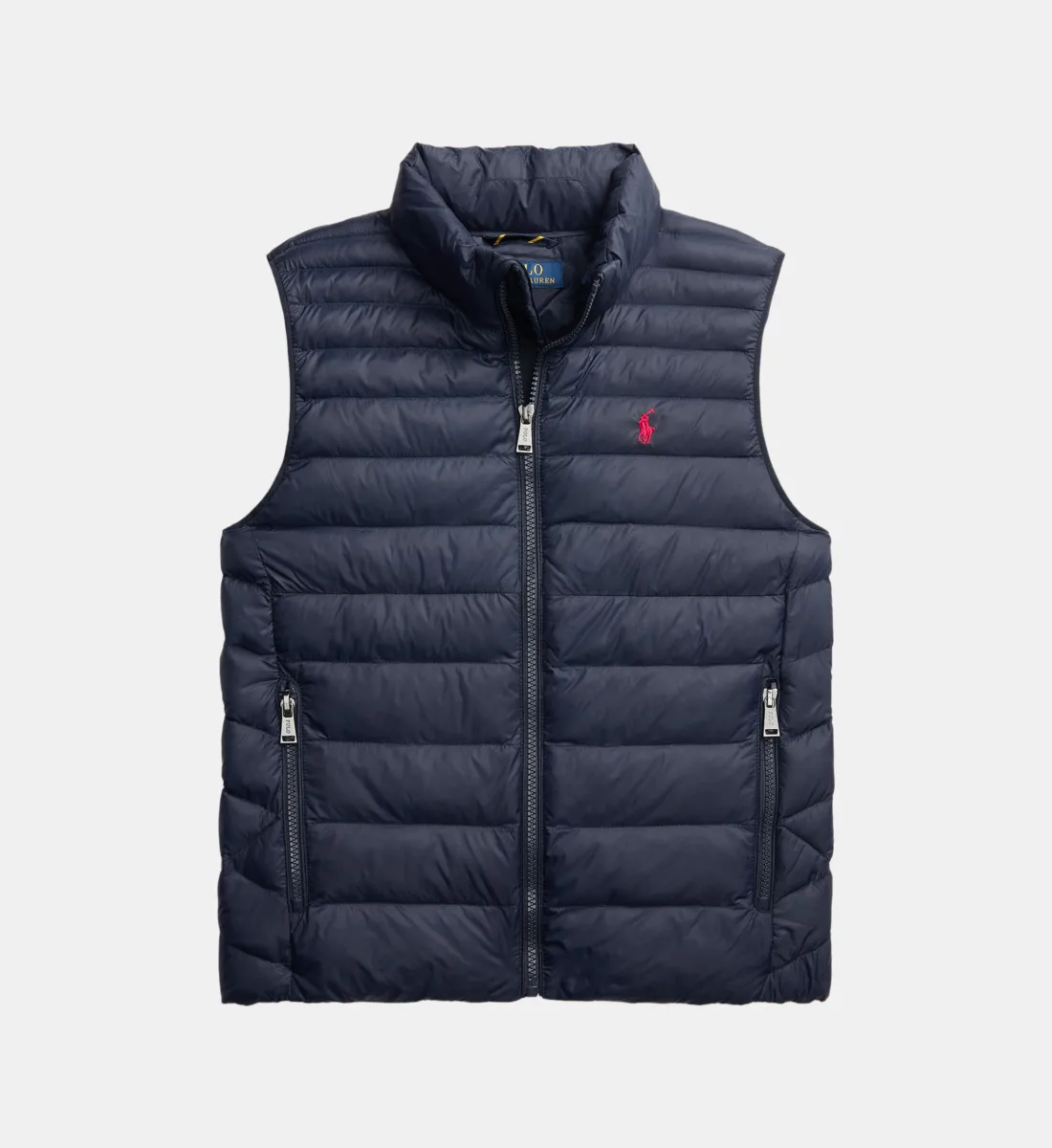 Прямая стеганая безрукавка POLO RALPH LAUREN, синий