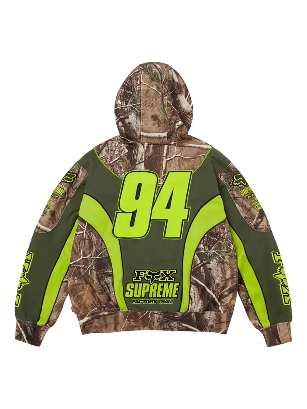 Толстовка с застежкой-молнией X Fox Racing Supreme, коричневый — фото 2