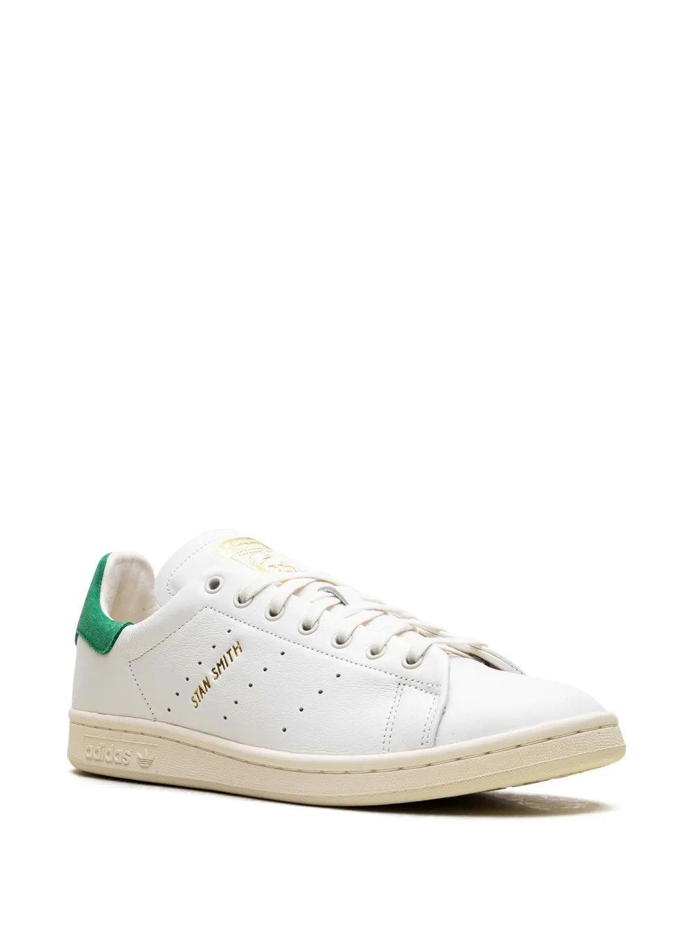 Кроссовки Stan Smith Lux White Green Adidas, белый — фото 2