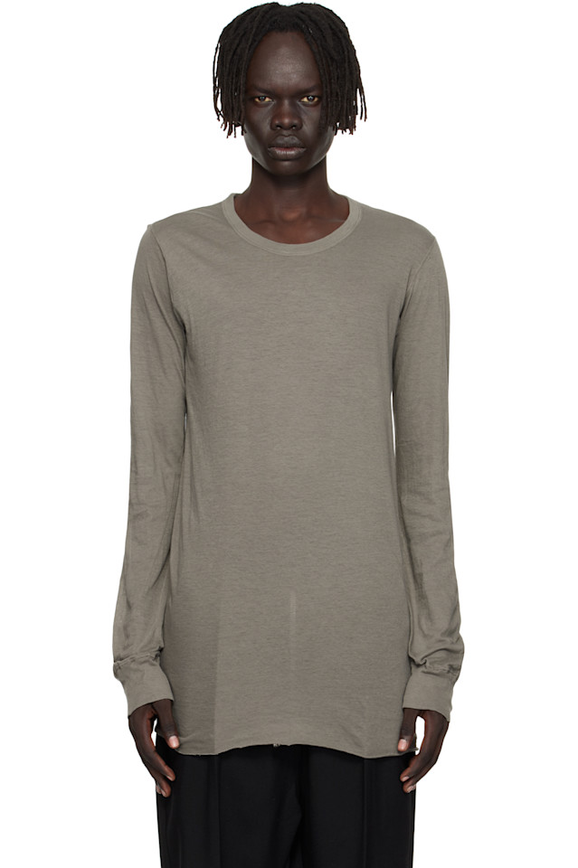 

Базовая футболка Gray Concordians с длинными рукавами Rick Owens, Dust
