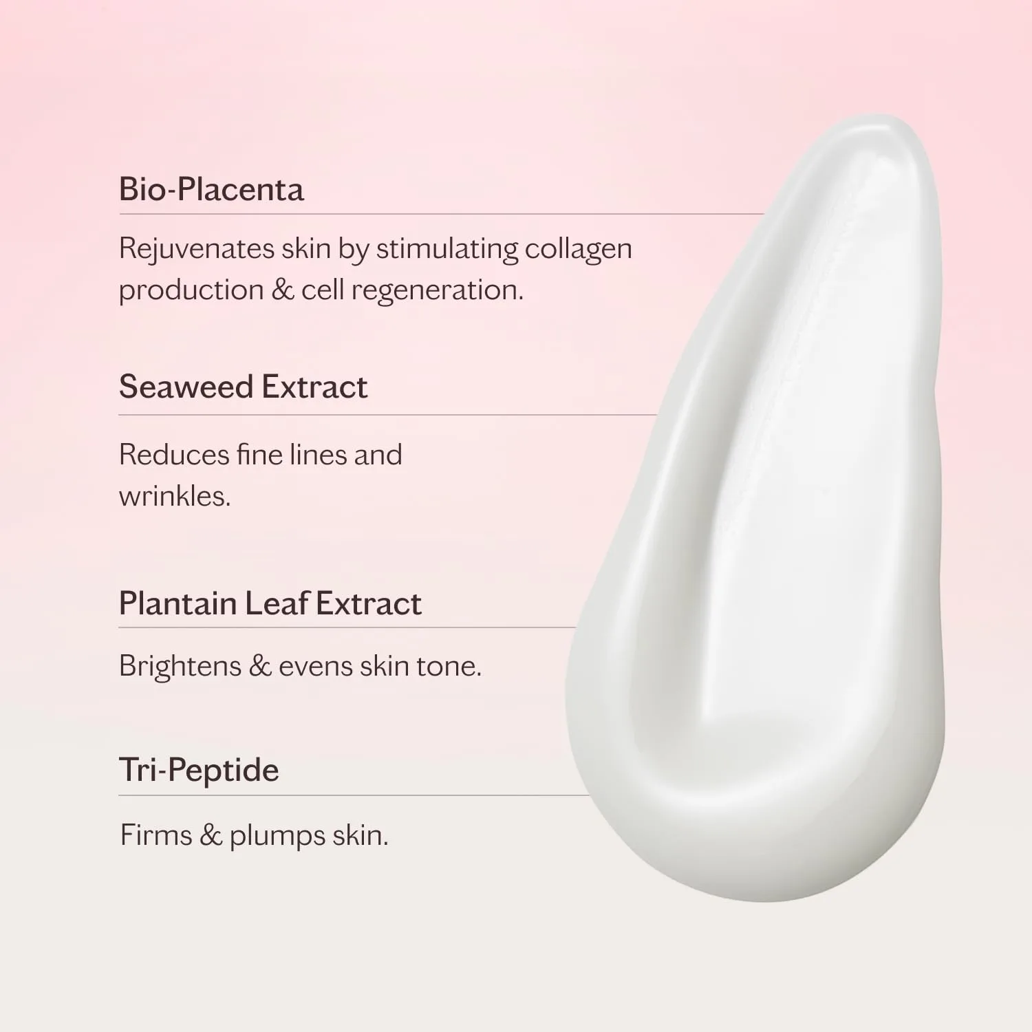 MZ Skin Reviving Bio-Placenta & Stem Cell Serum - ночное средство для мощного омоложения с пептидами, скваланом и гиалуроновой кислотой 50 мл (1 шт.) Mz Skin By Maryam Zamani Md — фото 4