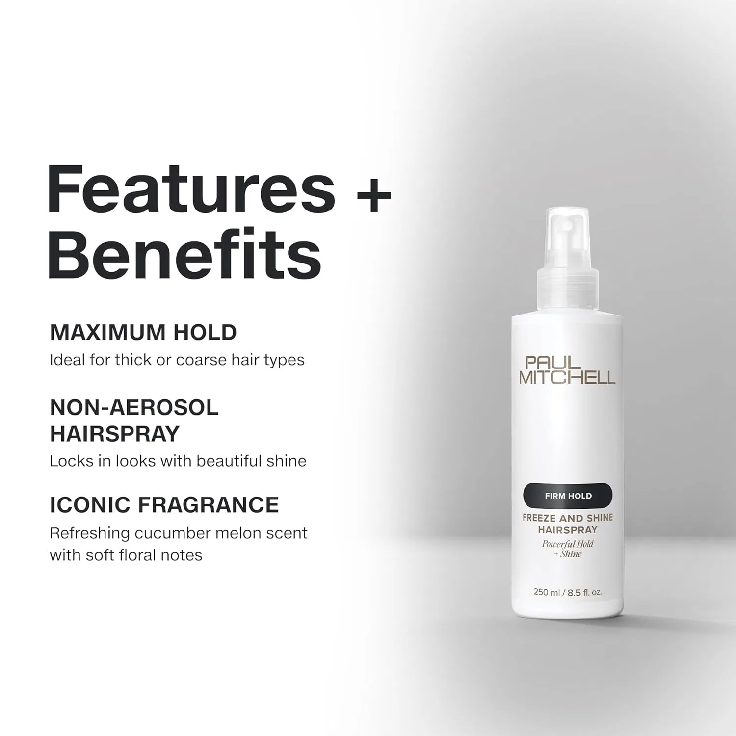 Профессиональный спрей для волос «Freeze and Shine Super Spray» от Paul Mitchell Paul Mitchell — фото 3