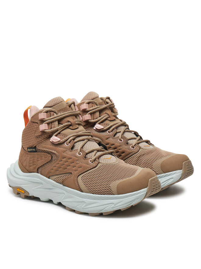 Треккинговые кроссовки Anacapa 2 Mid GTX GORE-TEX 1142831 Hoka, коричневый — фото 2