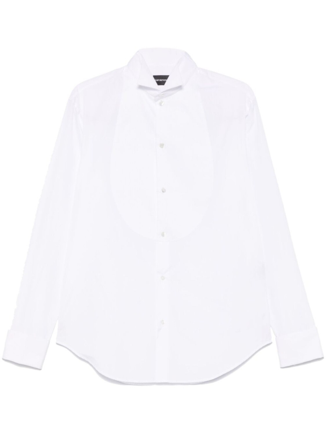 

Хлопковая рубашка Emporio Armani, белый