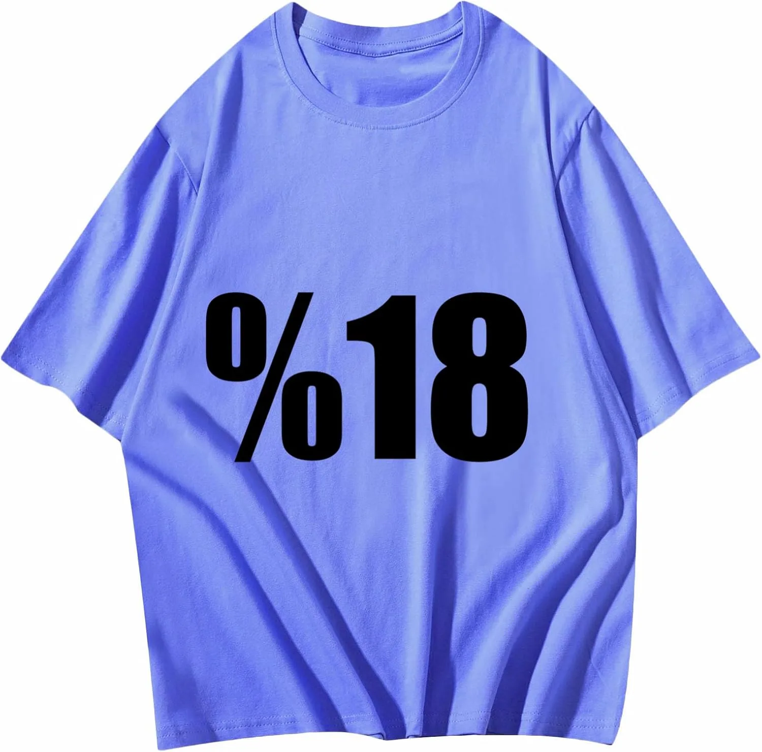 

TYQQU Oversized футболка Casual Basic Solid летняя с коротким рукавом для женщин A18