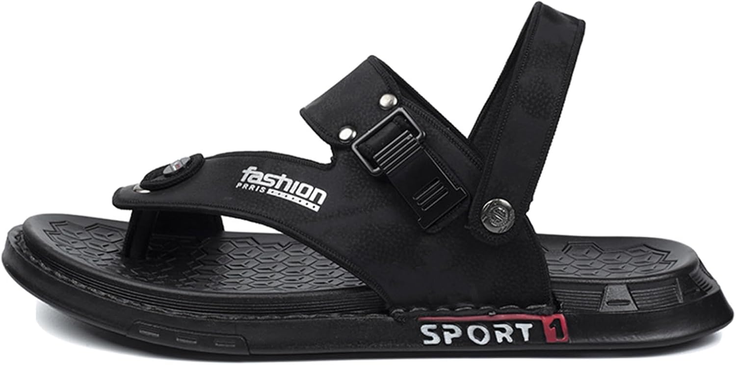 

Мужские сандалии WCXTY для лета, для вальгусной деформации, с противоскользящей подошвой, удобные тапочки-корректоры косточки, ортопедические шлепанцы при подошвенном фасците, черный