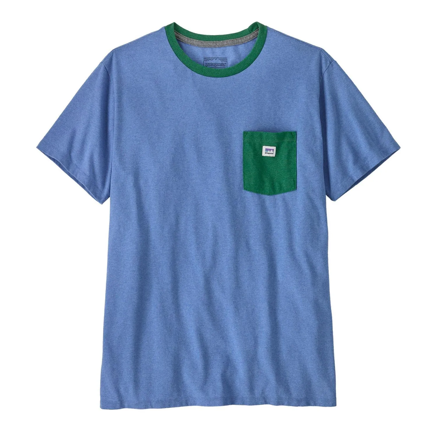 

Футболка Shop Sticker Pocket Responsibili-Tee мужская Patagonia, Abundant Blue
