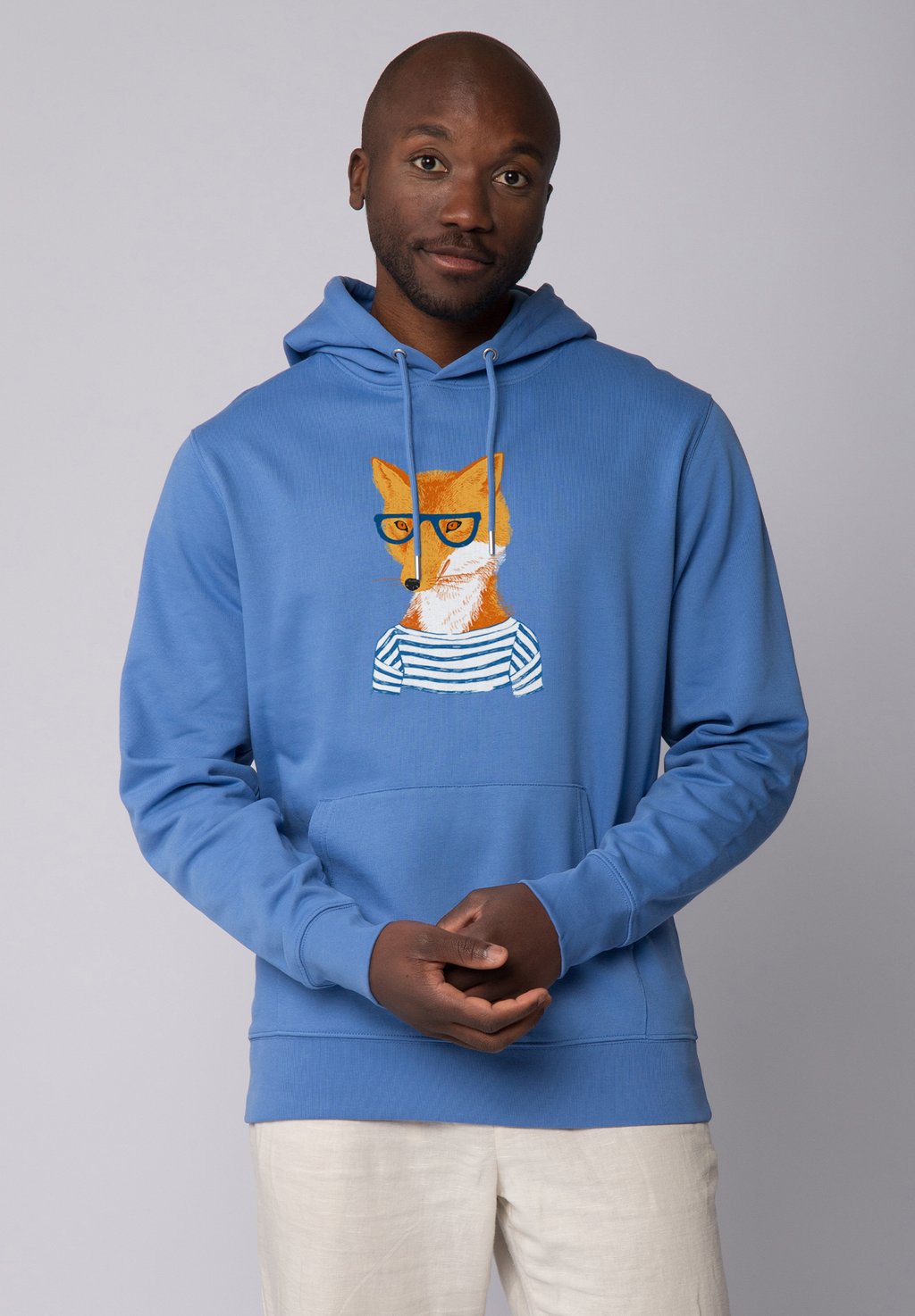 

Толстовка с капюшоном FUCHS watapparel, светло-голубой