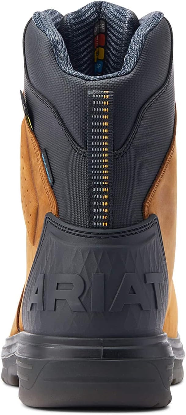 Мужские ботинки Ariat Turbo Outlaw 8 Csa Metguard водонепроницаемые с углеродным носком, Barley Brown — фото 3