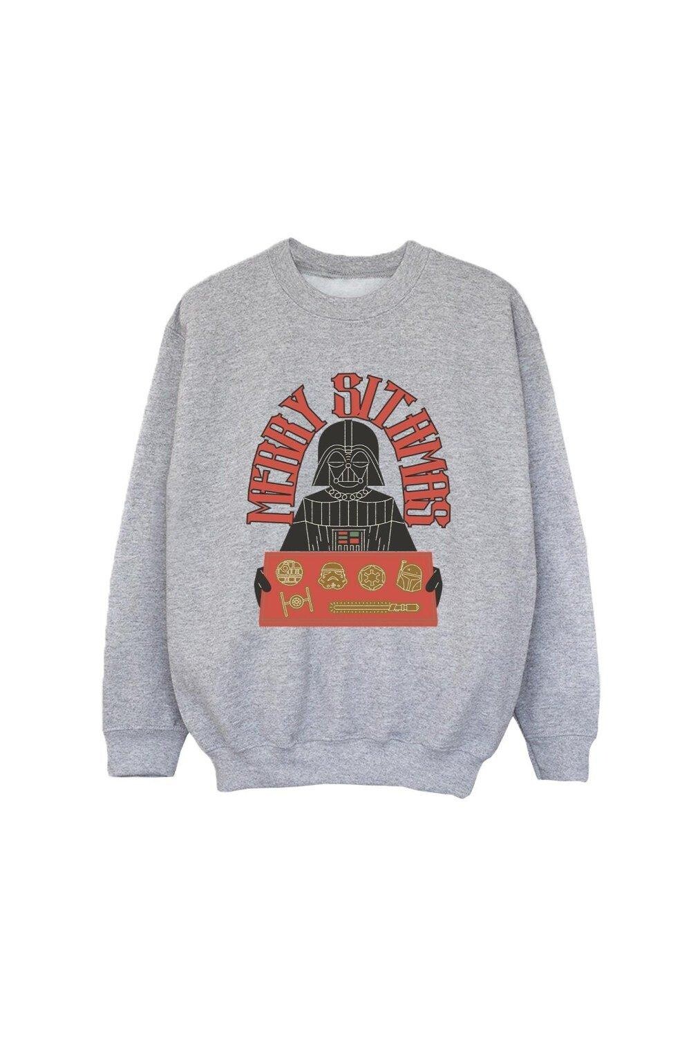 

Эпизод IV: Толстовка Merry Sithmas New Hope Star Wars, серый
