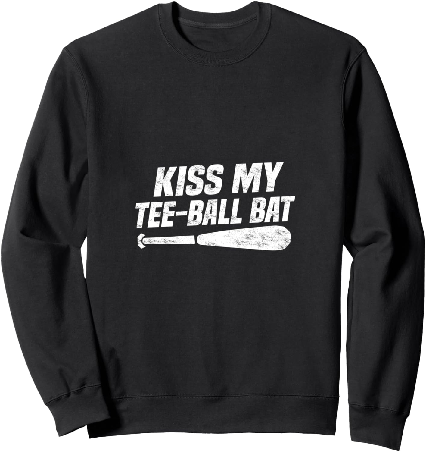 

Поцелуй мою биту для ти-бола - Забавная толстовка для ти-бола Funny Tee-Ball Player Tee-Ball Game, черный