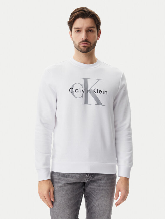 

Толстовка обычного кроя LV040BM801 Calvin Klein Jeans, белый
